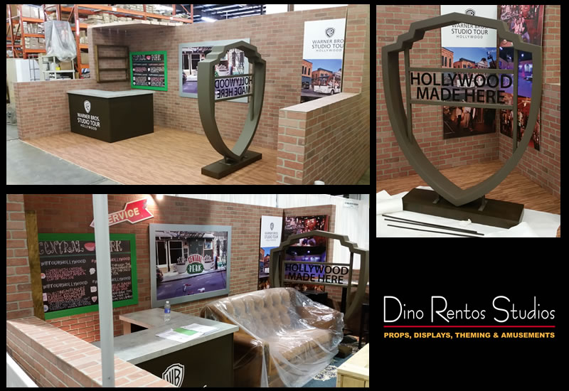 Custom Foam Tradeshow Booth & Displays Warner Brothers Friends